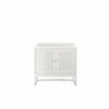 James Martin Vanities Athens 36in Single Vanity Cabinet, Glossy White E645-V36-GW